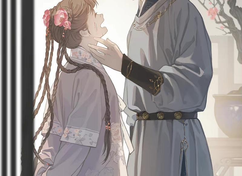  一个男人对女人连拉带拽，拽着头发在马路上拖