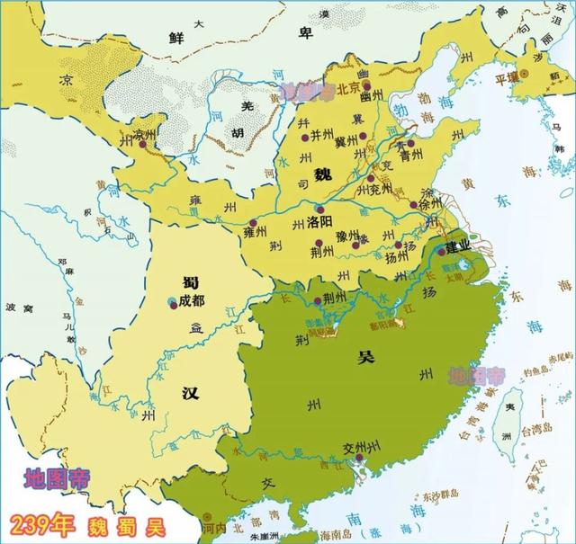 三国地图变迁图（一口气看完15幅地图）(12)