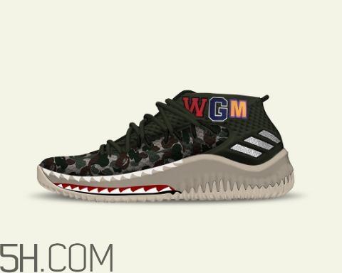 bape与adidas dame 4联名发售时间_谍照曝光