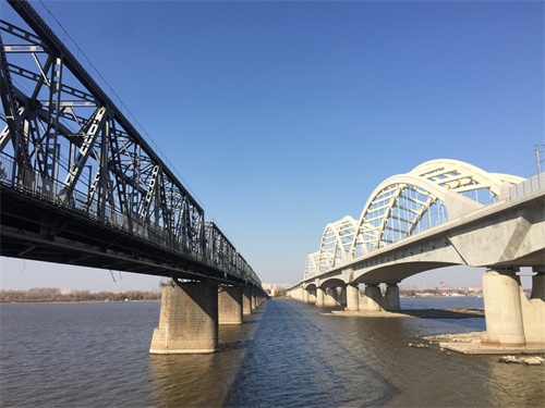 我的东北记忆，哈尔滨松花江中东铁路大桥