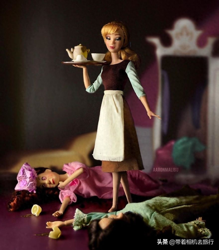 神奇女侠、灰姑娘：这些知名人物手办都是用芭比娃娃改造的
