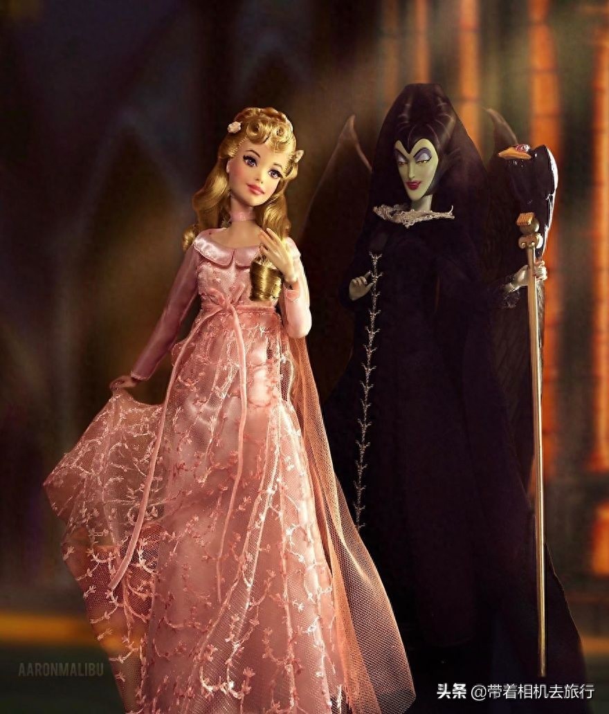 神奇女侠、灰姑娘：这些知名人物手办都是用芭比娃娃改造的