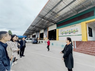 参观广西龙头物流企业南天物流