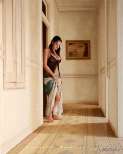 ​人体艺术——哥伦比亚画家性感绝伦的人体油画作品欣赏